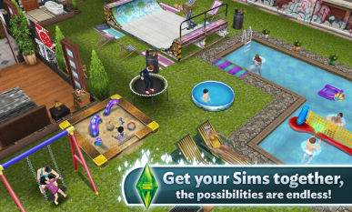 لعبة المحاكاة Sims FreePlay
